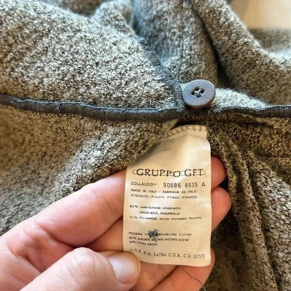 Giorgio Armani Vintage Women’s 1970s 1980s Wool Gray Cardigan Sweater EUC‎ - Picture 4 of 8